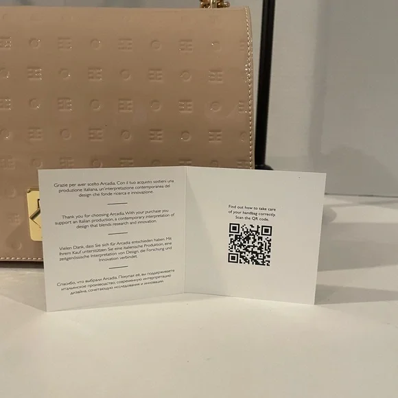 NWT ARCADIA Laila Crossbody Bag with COA - Picture 12 of 16